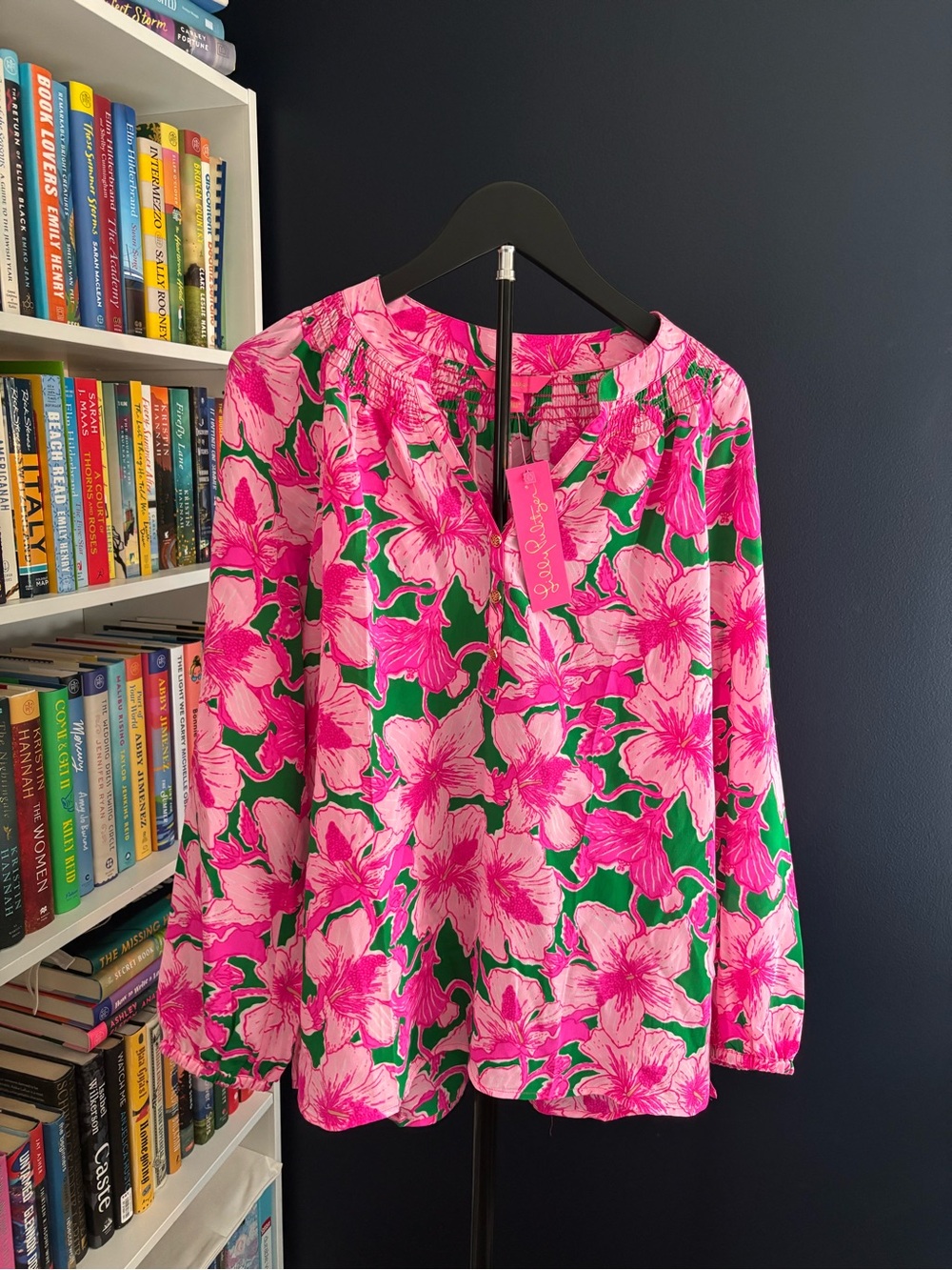 NWT Lilly Pulitzer Elsa Long-Sleeve Top